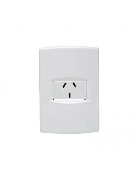 LLAVE LIFE SICA EMBUTIR 1 TOMA 3 PATAS CHATAS