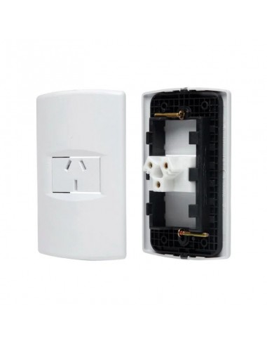 LLAVE LIFE SICA EMBUTIR 1 TOMA 3 PATAS CHATAS