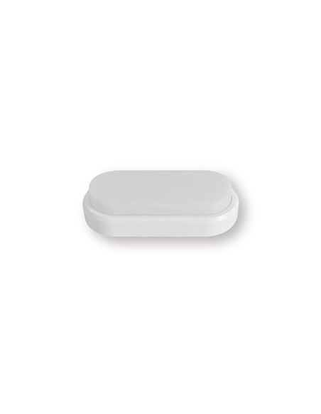 TORTUGA LED INTEGRADO OVAL LUZ NEUTRA 4000K 18W BLANCA