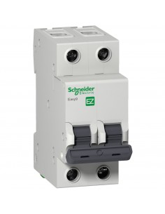 INTERRUPTOR TERMOMAGNETICO SCHNEIDER EASY9 2X 25A C 4,5KA