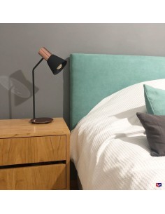 LAMPARA ESCRITORIO DE MESA OSTENDE NEGRO COBRE 2