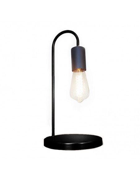 VELADOR VINTAGE NEGRO E27 40CM