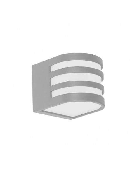 APLIQUE BIDIRECCIONAL POLIPROPILENO 1 LUZ E27 GRIS FAROLUZ