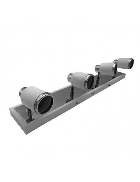 APLIQUE JULITA 4 LUCES GU10 LINEAL BLANCO CANDIL