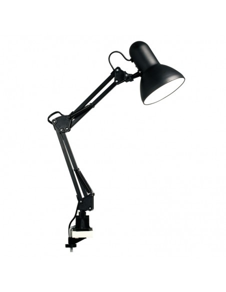 LAMPARA ESCRITORIO CLASSIC E27 NEGRO C/MORZA