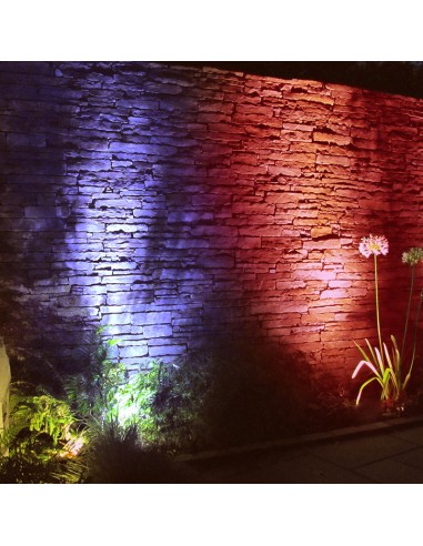 PROYECTOR LED 30W LUCES RGB EXTERIOR 220V IP65