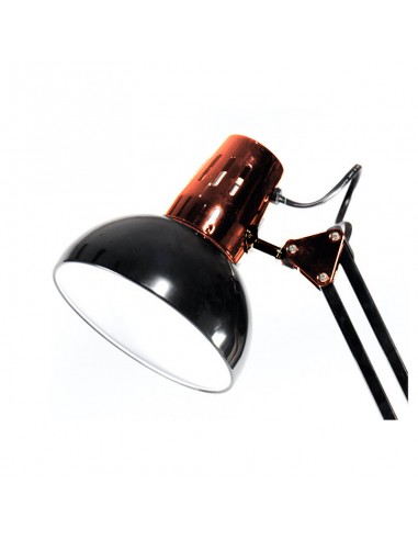 LAMPARA TABLERO DE DIBUJO C/ BASE NEGRO-COBRE