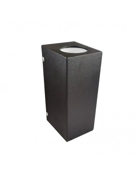 APLIQUE BIDIRECCIONAL RECTANG 106 2 LUCES GU10 NEGRO