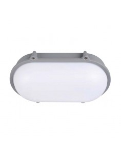 TORTUGA ALUMINIO OVALADA LED INTEGRADO 20W LUZ FRIA 6500K