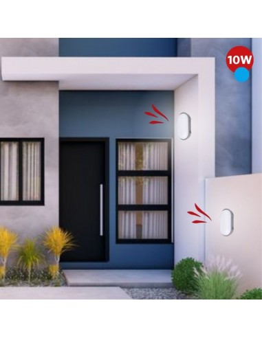 TORTUGA ALUMINIO OVALADA LED INTEGRADO 10W LUZ...