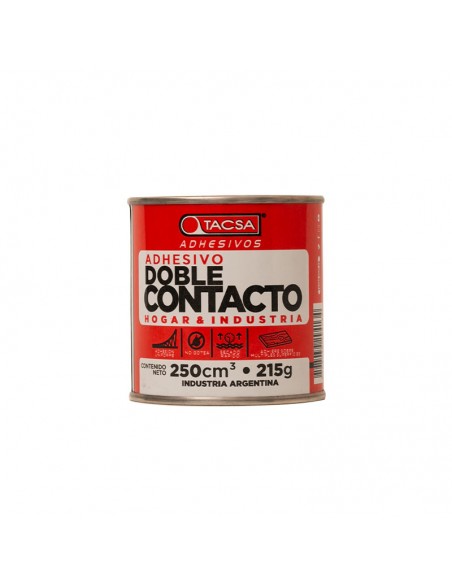 ADHESIVO DOBLE CONTAC LATA 250CM3 TACSA