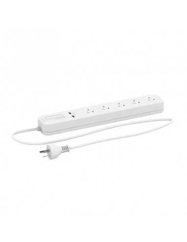 PROLONGADOR MULTINORMA SCHNEIDER 5T 1,5MTS C/PRO + 2USB