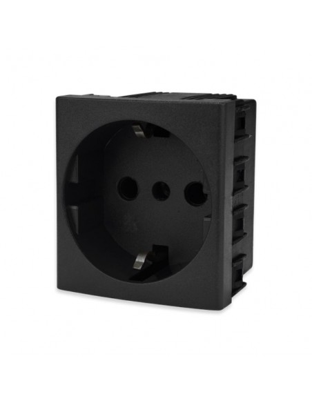 MODULO KALOP NEGRO TOMA SCHUKO 16A