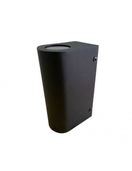 APLIQUE BIDIRECCIONAL CURVO 706 2 LUCES GU10 NEGRO