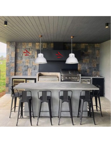 COLGANTE CAMPANA INDUSTRIAL ALUMINIO BLANCO...