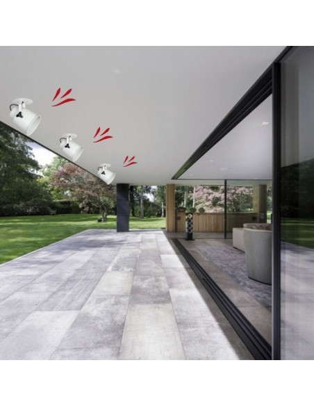 APLIQUE CABEZAL TRELEW E27 BLANCO TEXTURADO