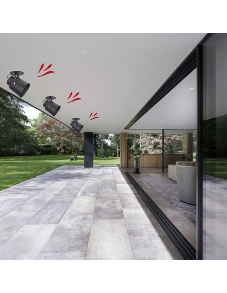 APLIQUE CABEZAL TRELEW E27 NEGRO