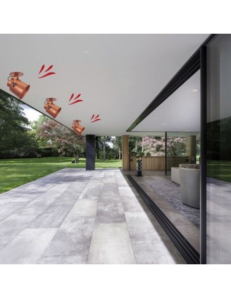 APLIQUE CABEZAL TRELEW E27 COBRE