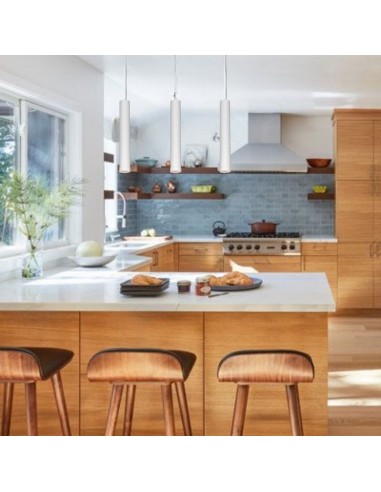 COLGANTE TUBO CANALS 1 LUZ GU10 BLANCO...