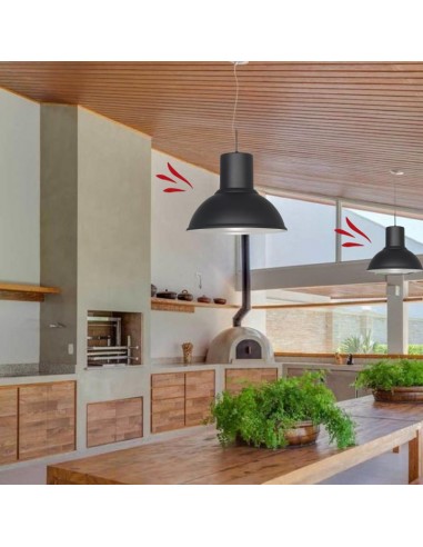 COLGANTE GALPONERO CHAPA C/PANTALLA E27