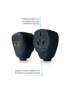 FICHA KALOP LAT HEMBRA 3PATAS CHATAS NEGRO 2