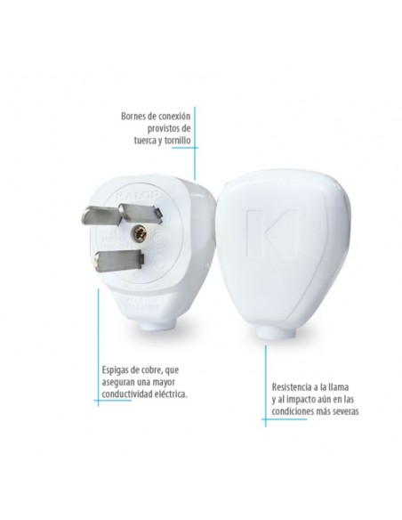 FICHA KALOP LAT MACHO 3 PATAS CHATAS NEGRO