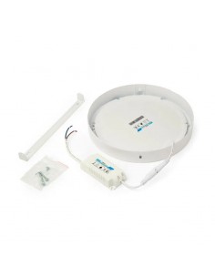PLAFON SUPERFICAL LED REDONDO 18W LUZ DIA SICA 2