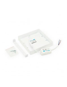 PLAFON SUPERFICIAL LED CUADRADO 12W LUZ DIA SICA 2