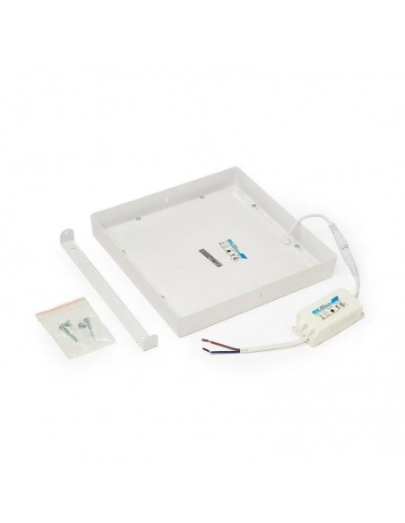 PLAFON SUPERFICIAL LED CUADRADO 18W LUZ DIA SICA