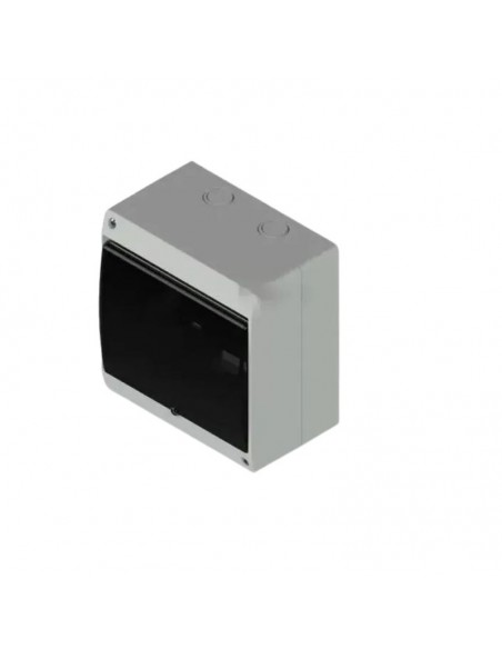 CAJA EXTERIOR GENROD 4 MOD C/ PUERTA FUME PVC GRIS (04-5005G