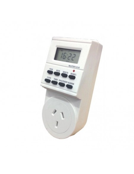 INTERRUPTOR HORARIO ENCHUFABLE DIGITAL SEM/C/RES.