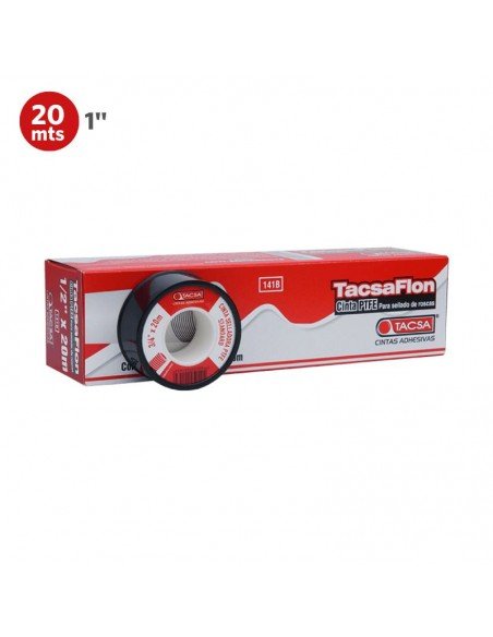 CINTA TACSA TEFLON   1" X 20M.
