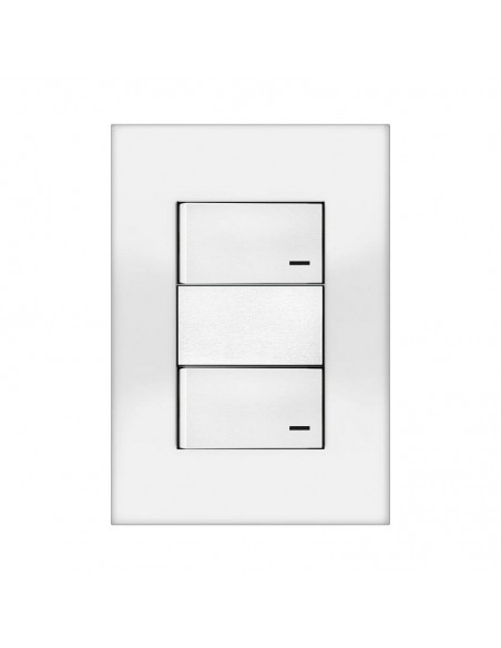 LLAVE JELUZ EMBUTIR VERONA BLANCO 2 PUNTO