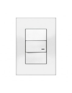 LLAVE JELUZ EMBUTIR VERONA BLANCO 1 COMBINADO