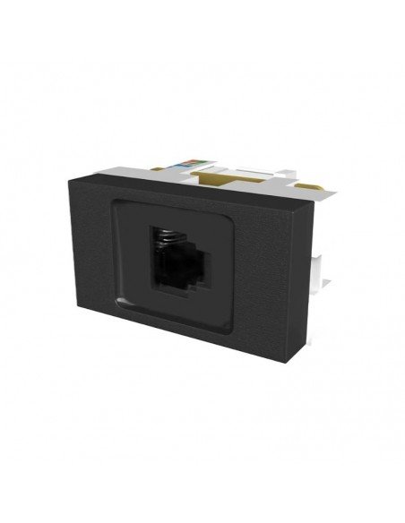 MODULO JELUZ PLATINUM NEGRO TOMA RJ45