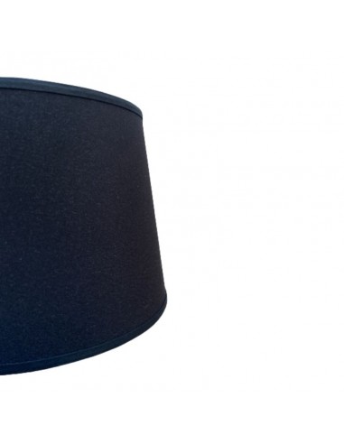 PANTALLA VELADOR CONICA 15X20X15 LISO NEGRO