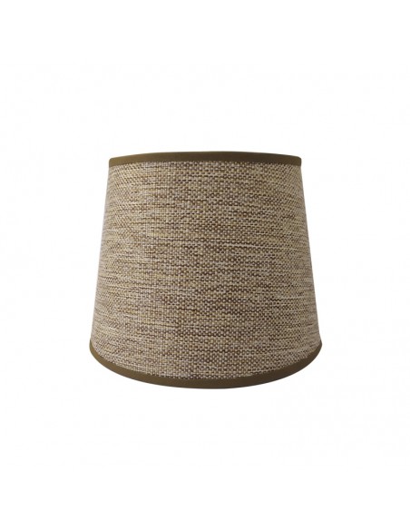 PANTALLA VELADOR CONICA 15X20X15 ALPILLERA MARRON