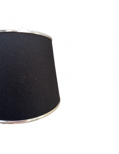 PANTALLA VELADOR CONICA 15X20X15 LISO NEGRO...