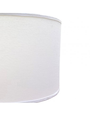 PANTALLA VELADOR CILINDRO 40X20 LISO BLANCO