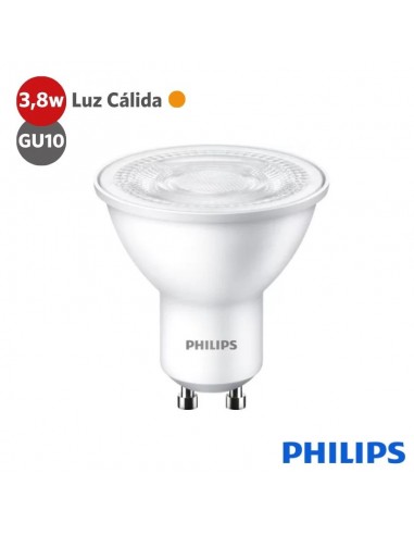 LAMPARA DICRO LED PHILIPS  3,8W/827 (50W)  ECOHOME