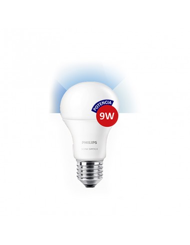 LAMPARA LED PHILIPS SCENE SWITCH 3STEP A60 9W...