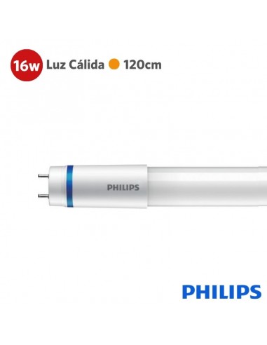 TUBO LED PHILIPS MAS 16W LUZ CALIDA 830 1200MM  2100LM