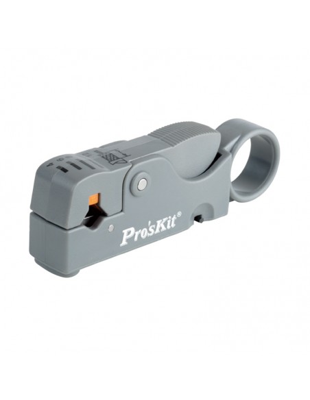 PINZA PELACABLE COAXIL RG6/RG59 ROTAT. PROSKIT***