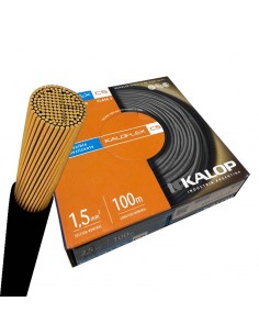 CABLE UNIPOLAR IRAM CAT5 1,5 MM (100MTS) NEGRO