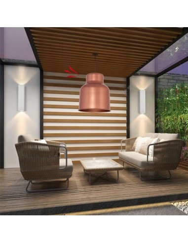 COLGANTE TRELEW MAXI 30X35 E27  COBRE