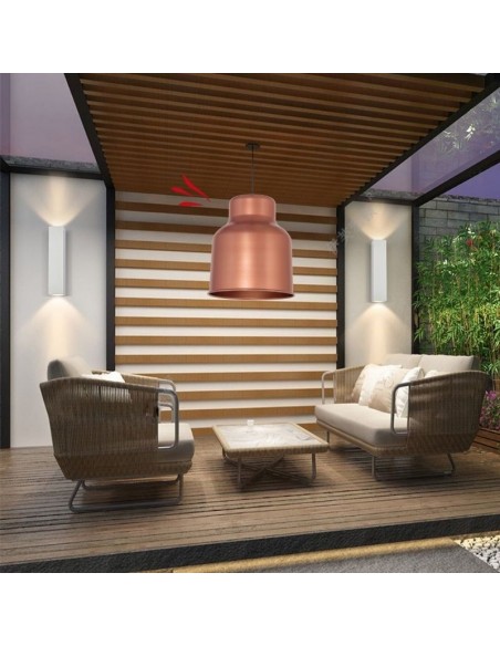 COLGANTE TRELEW MAXI 30X35 E27  COBRE