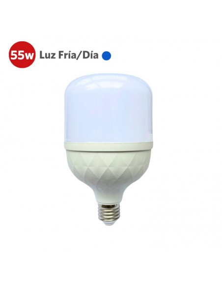 LAMPARA LED ALTA POTENCIA 55W E27 LUZ DIA FRIA