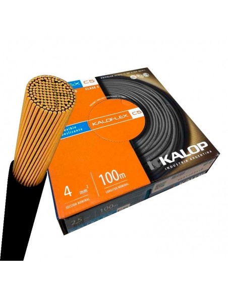 CABLE UNIP IRAM CAT4   4MM       (100MTS) NG