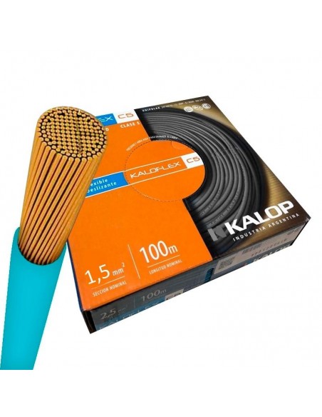 CABLE UNIP IRAM CAT4   1,5MM    (100MTS) CEL