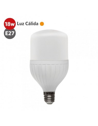 LAMPARA LED ALTA POTENCIA 18W LUZ CALIDA E27 ECOLED -ALIC